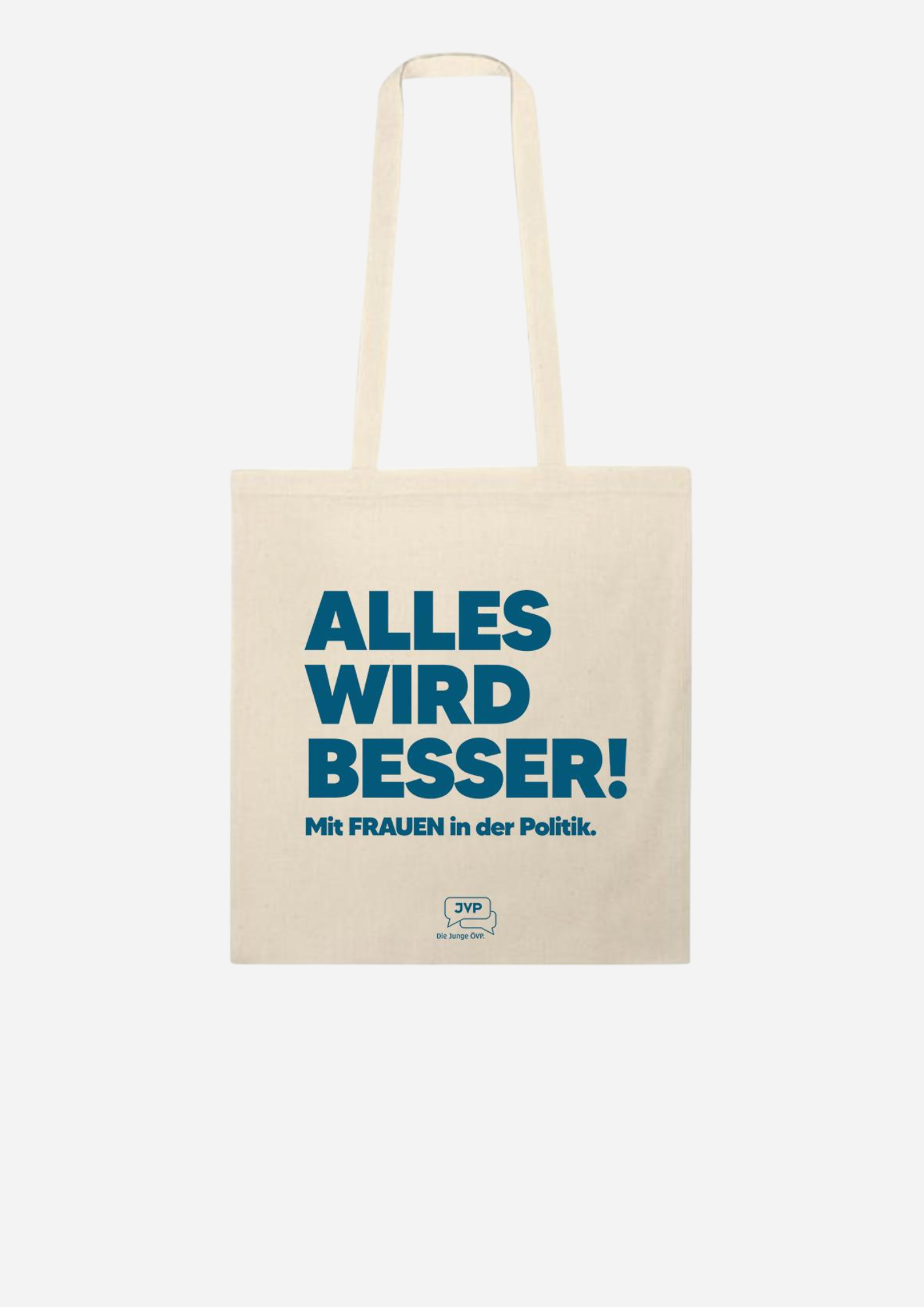 Alles wird besser mit Frauen in der Politik- Stofftasche